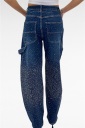 jeans elasticizzato brooklyn strass